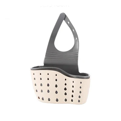 Kitchen Sink Organiser – Hanging Drain Basket & Sponge Holder