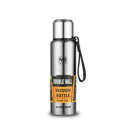 Stainless Steel Vacuum Flask with Carry Rope | 500ml–1500ml