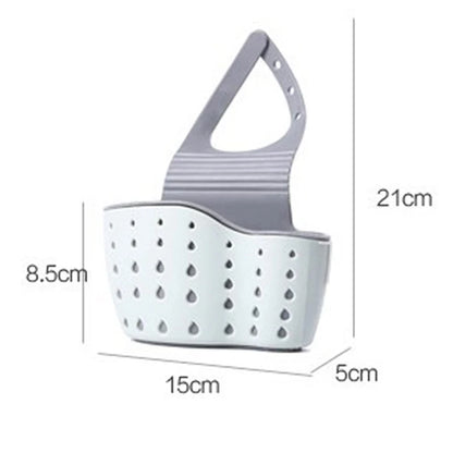 Kitchen Sink Organiser – Hanging Drain Basket & Sponge Holder