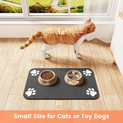 Pet Feeding Mat – Waterproof & Non-Slip