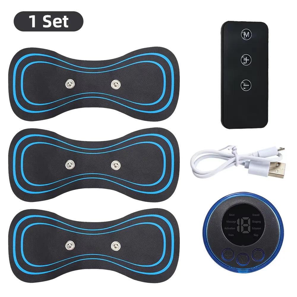 EMS Neck & Body Massager – 8 Modes, 19 Intensity Levels