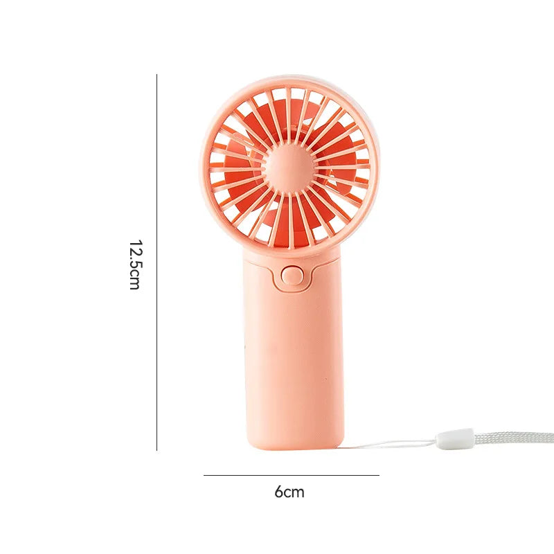 Portable Handheld Mini Fan (AAA Batteries Not Included)
