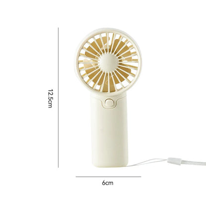 Portable Handheld Mini Fan (AAA Batteries Not Included)