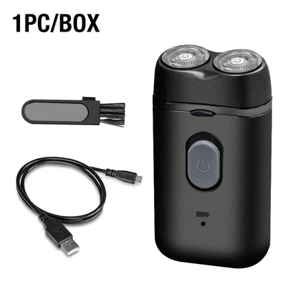 Men's Electric Portable Shaver, Double Headed Shaver