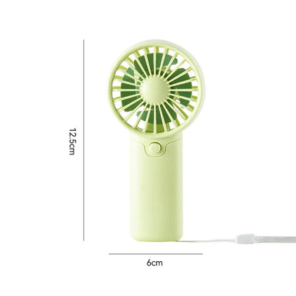 Portable Handheld Mini Fan (AAA Batteries Not Included)