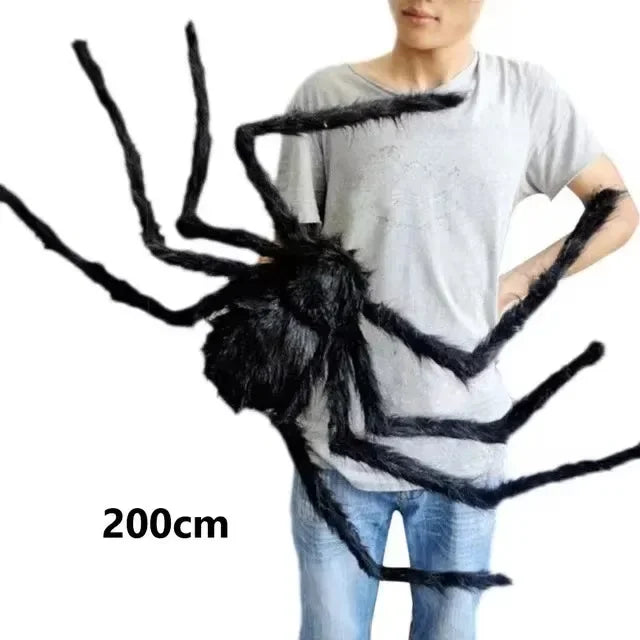 Giant Plush Spider Halloween Decoration – Indoor & Outdoor
