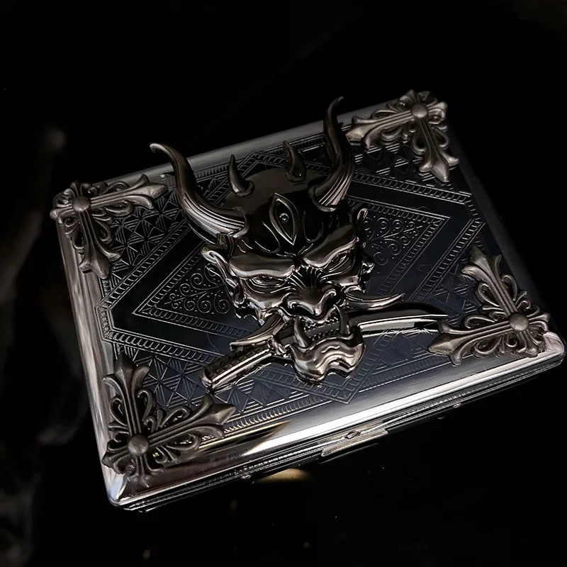 Slim Metal Cigarette Case | Holds 20 Cigarettes