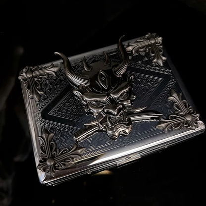 Slim Metal Cigarette Case | Holds 20 Cigarettes