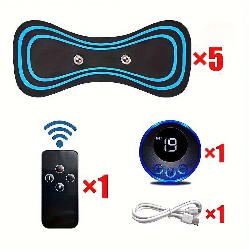 EMS Neck & Body Massager – 8 Modes, 19 Intensity Levels