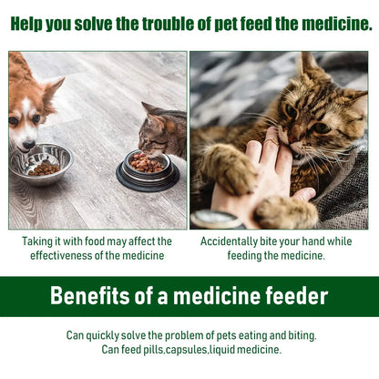 Pet Medication Dispenser – Pill & Capsule Feeder for Cats & Dogs