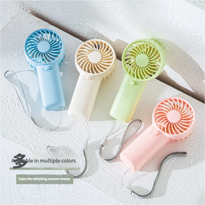 Portable Handheld Mini Fan (AAA Batteries Not Included)