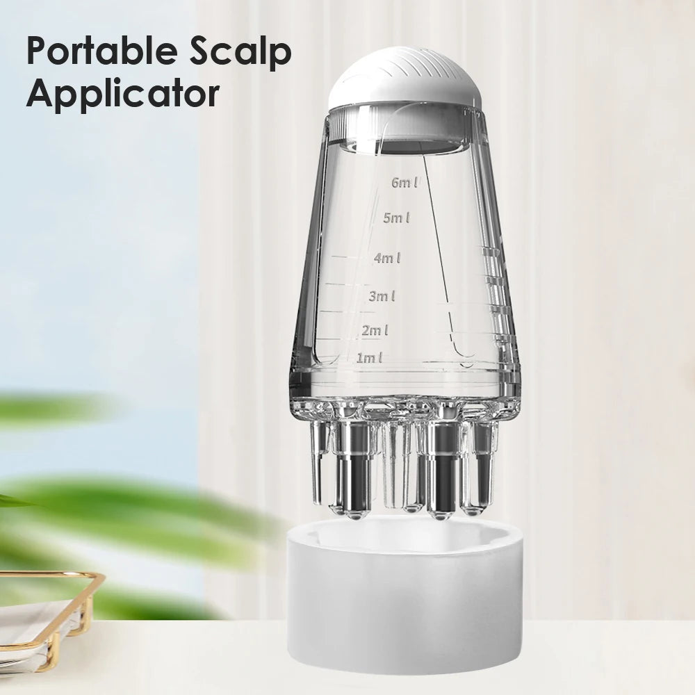 Hexagon Scalp Applicator & Oil Roller Massage Comb