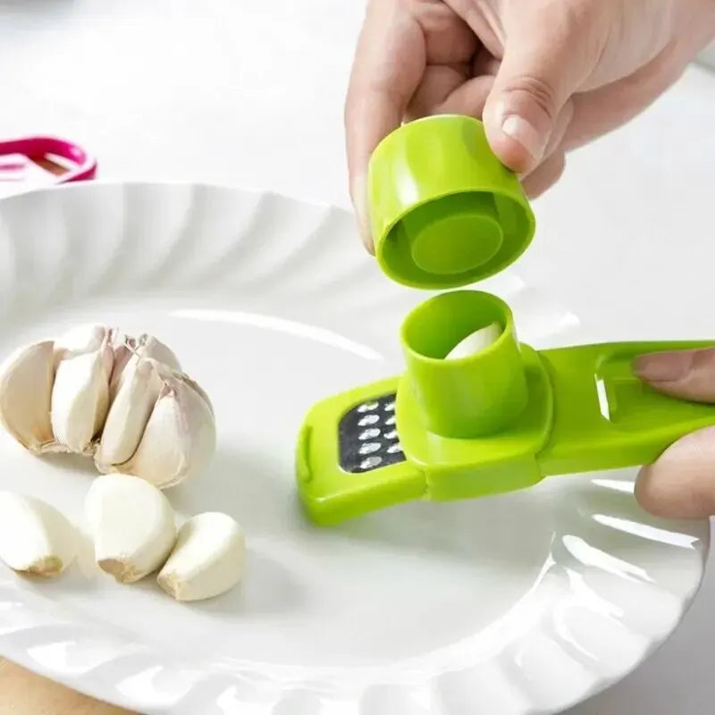 Mini Garlic Grinder – Manual Press & Mincer