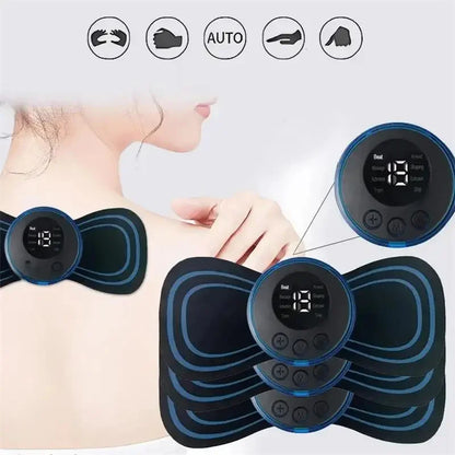 EMS Neck & Body Massager – 8 Modes, 19 Intensity Levels