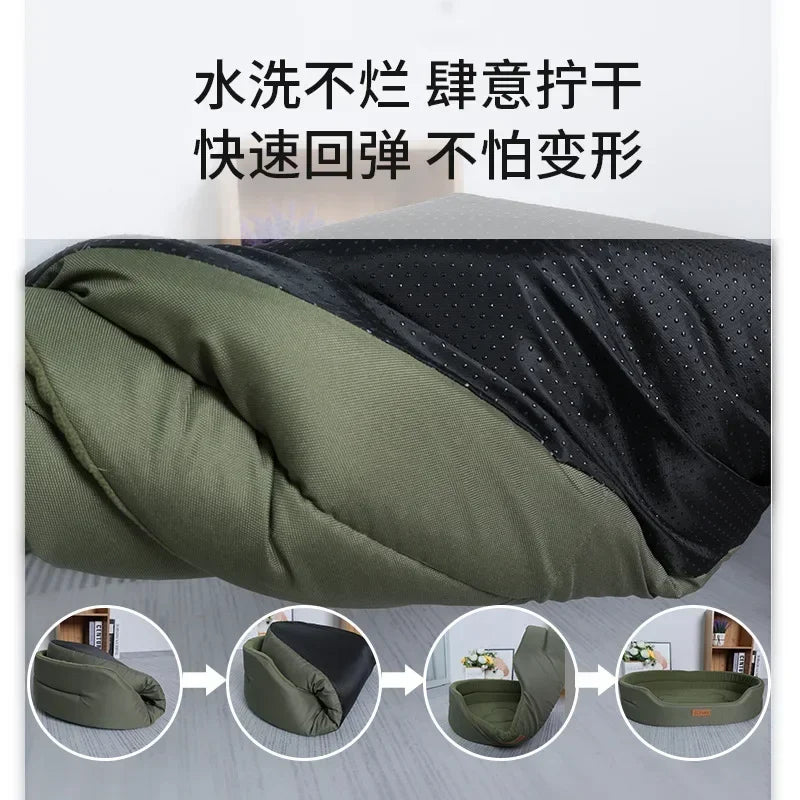 Waterproof Dog Bed – Soft Washable Sofa Bed for Dogs