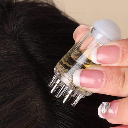 Hexagon Scalp Applicator & Oil Roller Massage Comb
