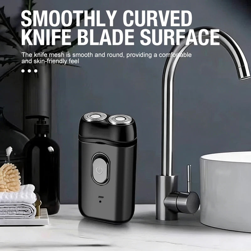 Men's Electric Portable Shaver, Double Headed Shaver