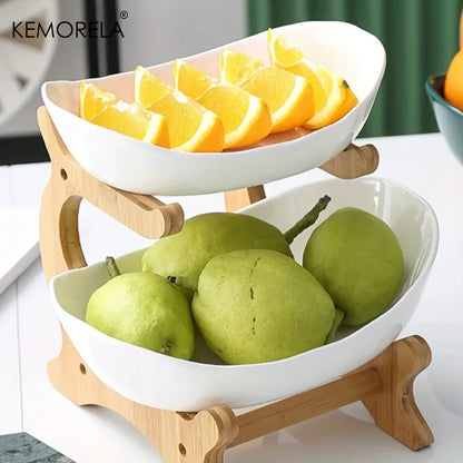 Tiered Fruit & Snack Stand | 2 or 3 Layer, Modern Design