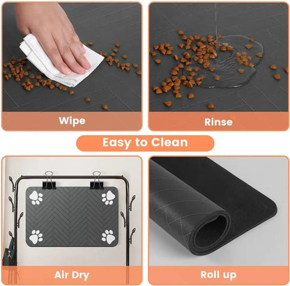 Pet Feeding Mat – Waterproof & Non-Slip