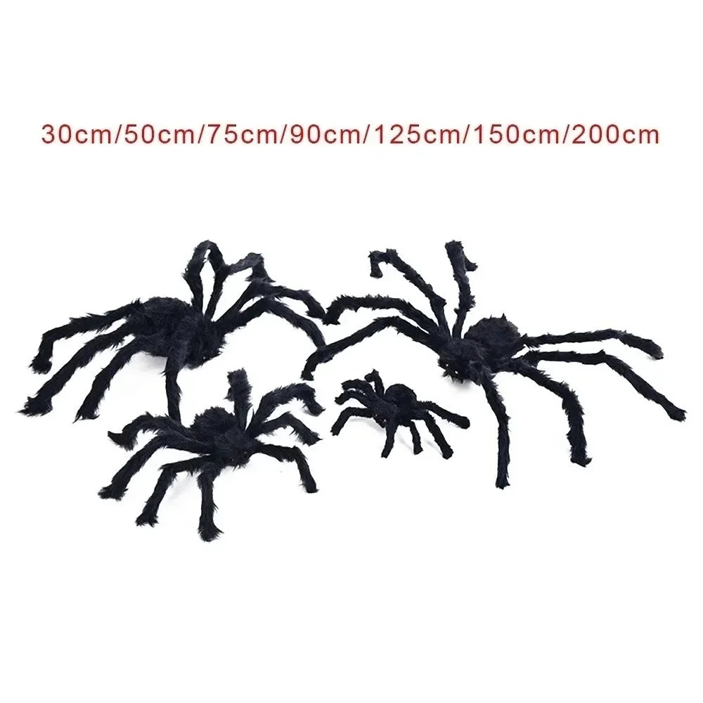 Giant Plush Spider Halloween Decoration – Indoor & Outdoor