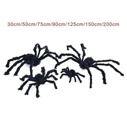 Giant Plush Spider Halloween Decoration – Indoor & Outdoor