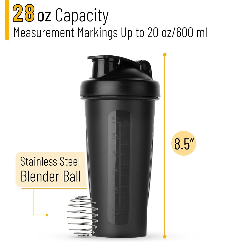 Protein Shaker Bottle with Whisk Ball | 600ml
