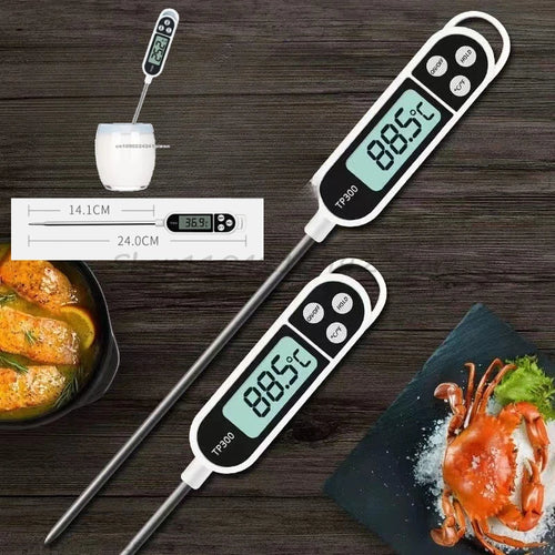 Digital Food Thermometer – Instant Read LCD Display