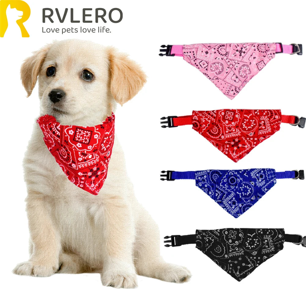 Pet Triangle Bandana Scarf | Adjustable, Cats & Dogs