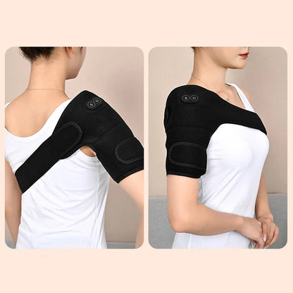 USB Heated Shoulder & Knee Massager Wrap | 3 Heat Levels