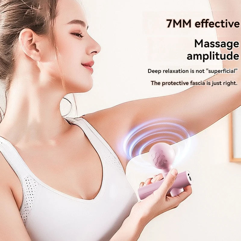 USB Mini Massage Gun – Fascia Machine for Muscle Relaxation & Neck Relief