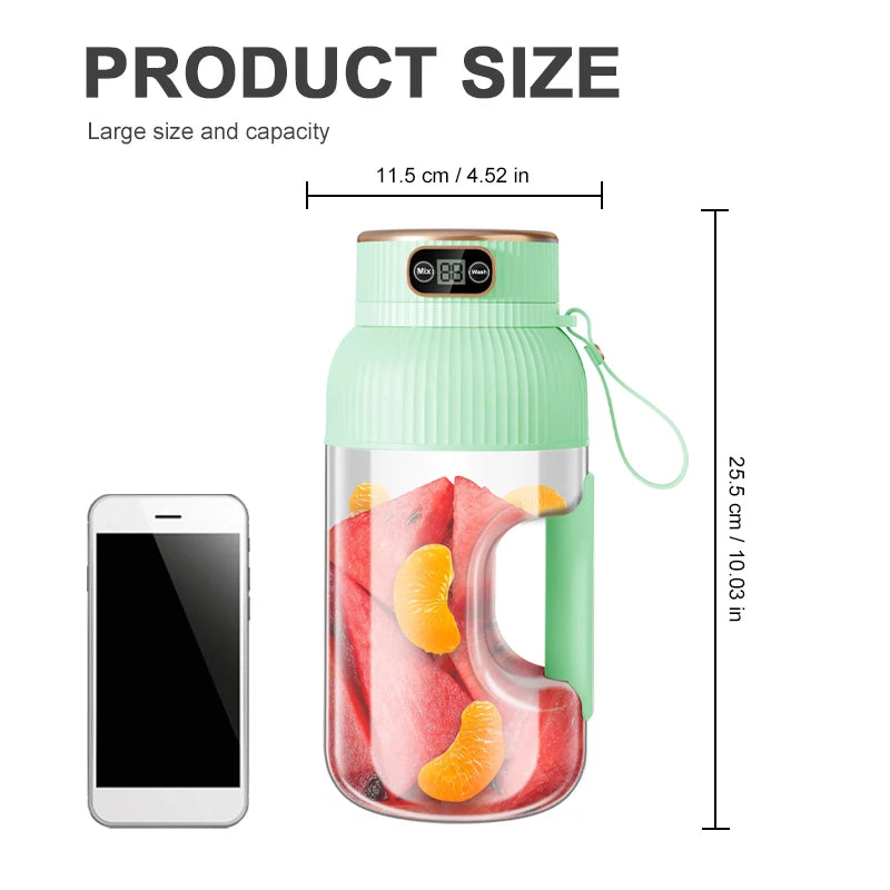 1000ml Portable USB Juicer & Smoothie Blender