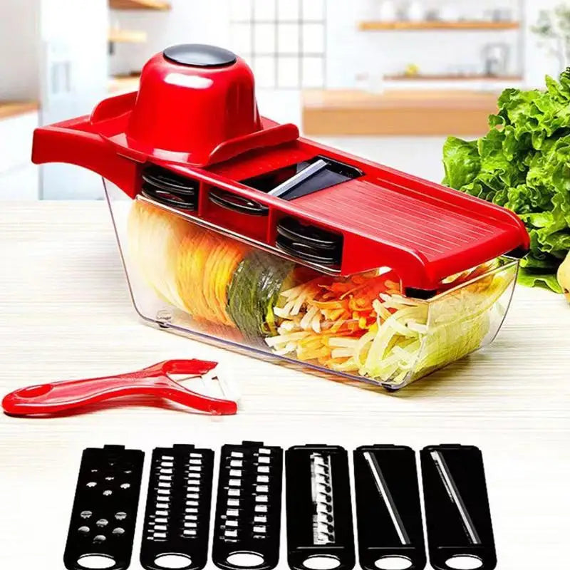 16-in-1 Vegetable Chopper, Slicer & Grater with Egg Separator