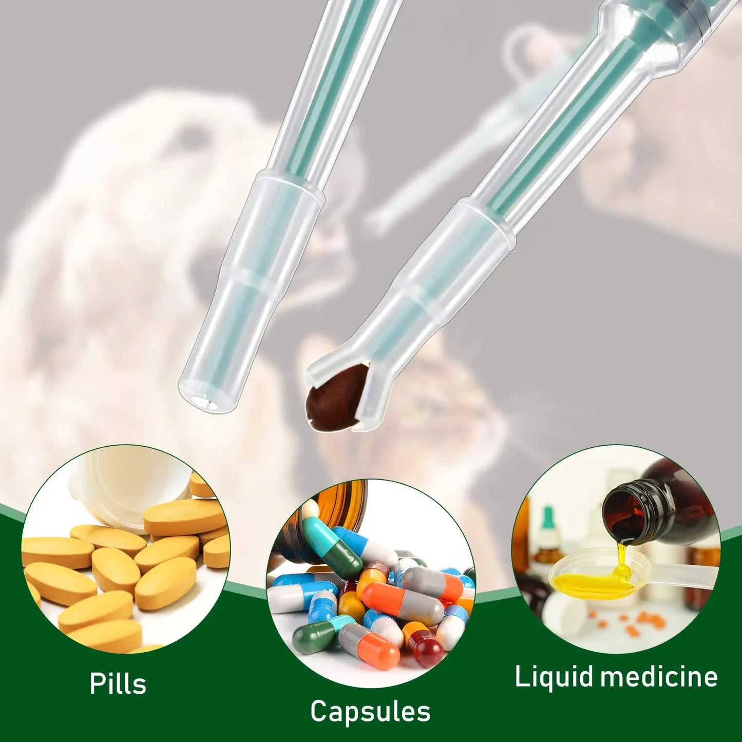 Pet Medication Dispenser – Pill & Capsule Feeder for Cats & Dogs
