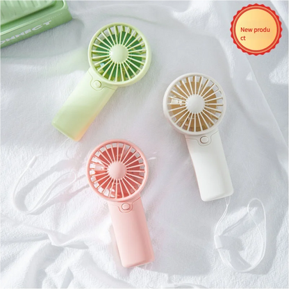 Portable Handheld Mini Fan (AAA Batteries Not Included)
