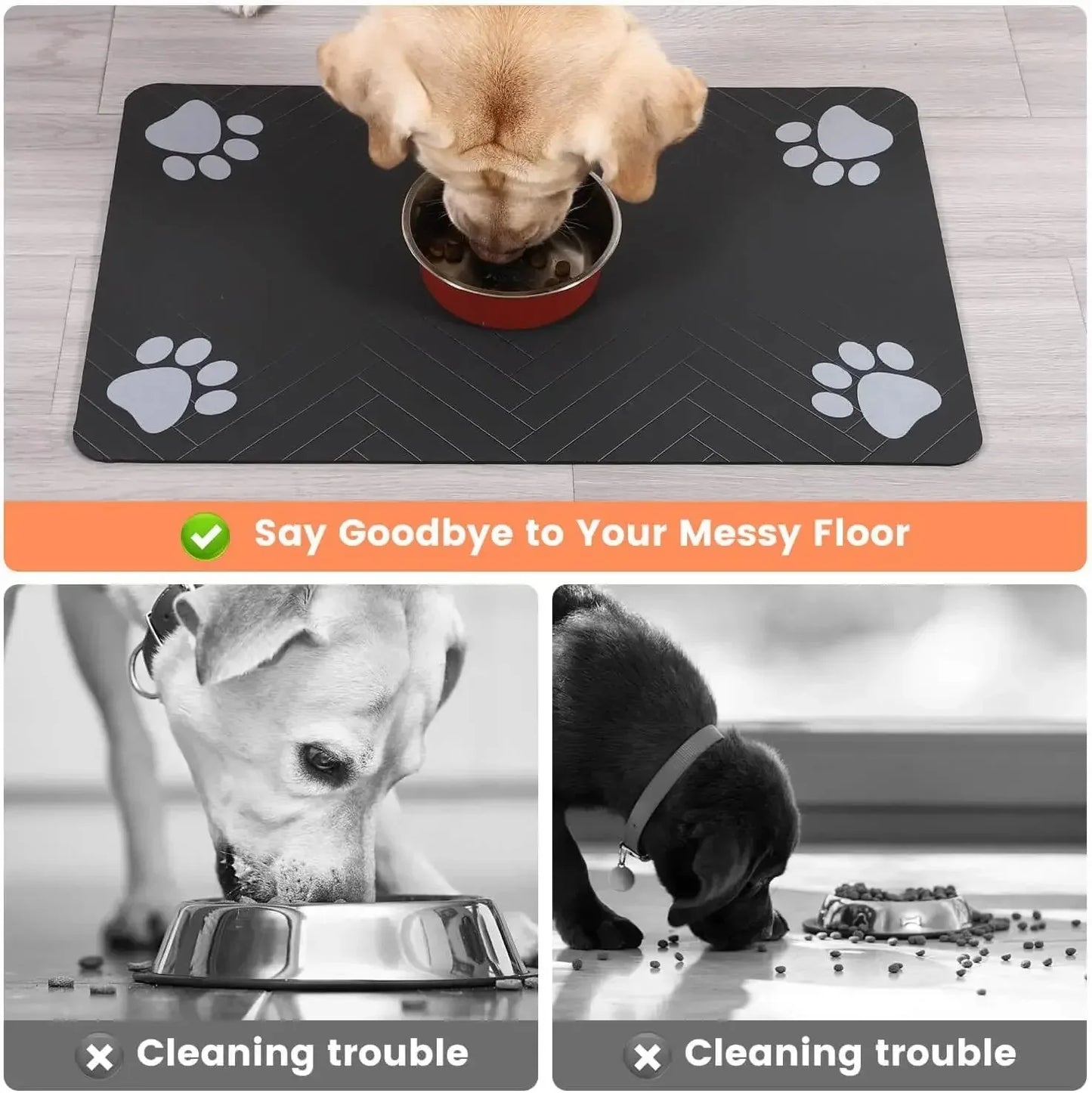 Pet Feeding Mat – Waterproof & Non-Slip