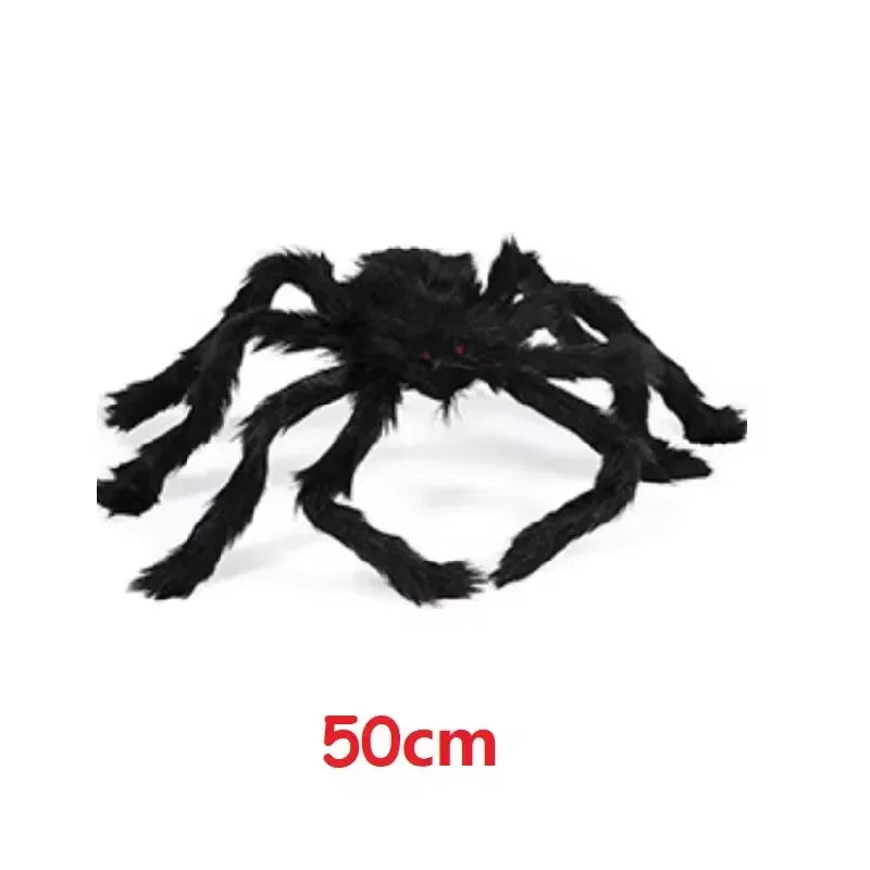 Giant Plush Spider Halloween Decoration – Indoor & Outdoor