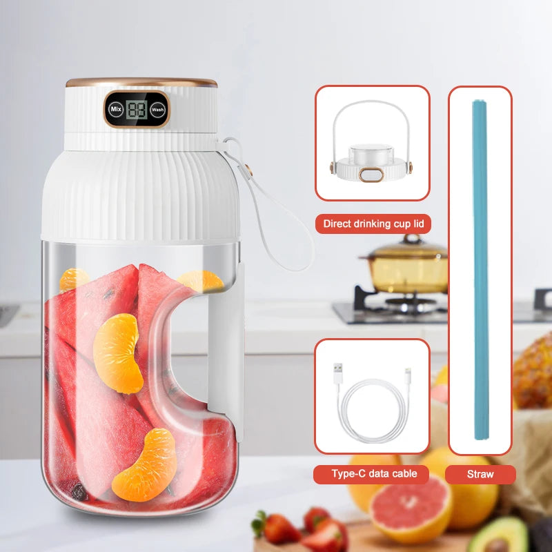 1000ml Portable USB Juicer & Smoothie Blender