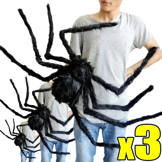 Giant Plush Spider Halloween Decoration – Indoor & Outdoor