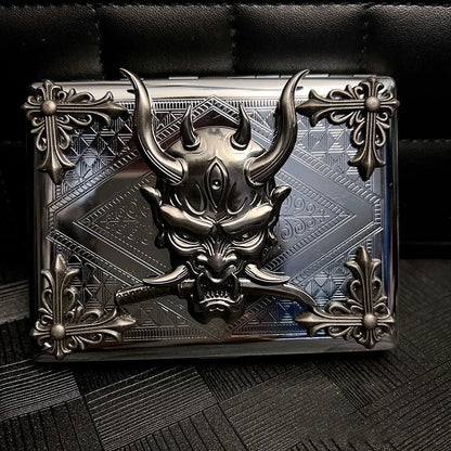 Slim Metal Cigarette Case | Holds 20 Cigarettes