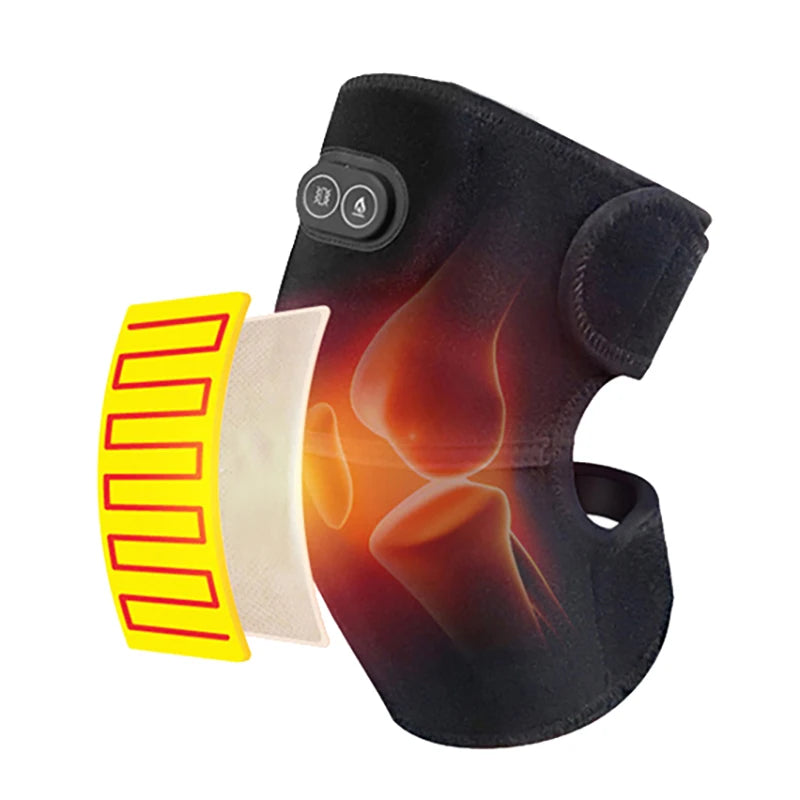 USB Heated Shoulder & Knee Massager Wrap | 3 Heat Levels