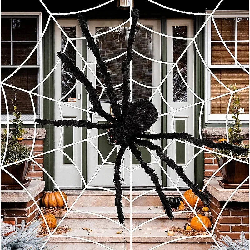 Giant Plush Spider Halloween Decoration – Indoor & Outdoor