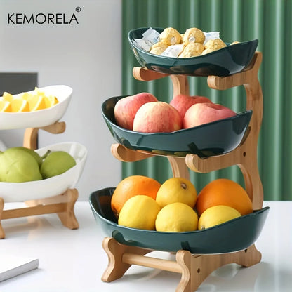 Tiered Fruit & Snack Stand | 2 or 3 Layer, Modern Design