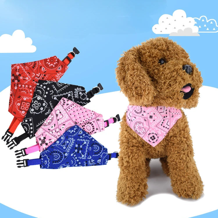 Pet Triangle Bandana Scarf | Adjustable, Cats & Dogs