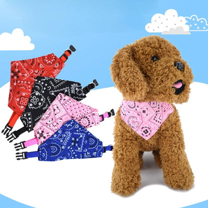 Pet Triangle Bandana Scarf | Adjustable, Cats & Dogs