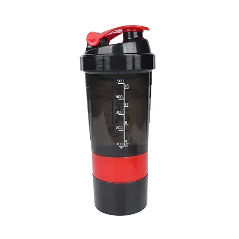 Protein Shaker Cup with Powder Storage Compartment | 500ml