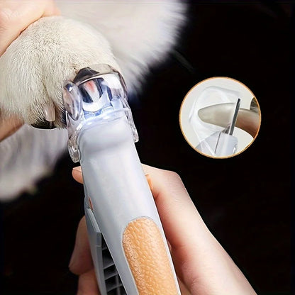 Pet Nail Clipper with LED Light & Nail Collector | Dogs & Cats