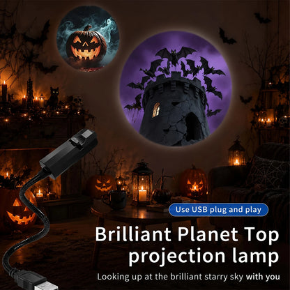 Halloween USB LED Projection Lamp