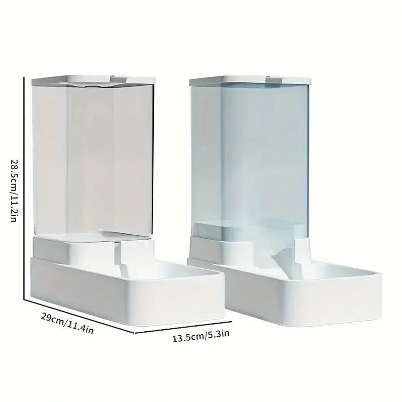 Gravity Pet Feeder & Water Dispenser | 3.8L, No Electricity Needed