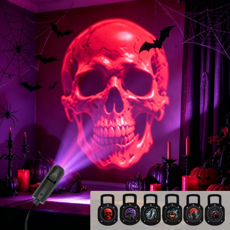Halloween USB LED Projection Lamp