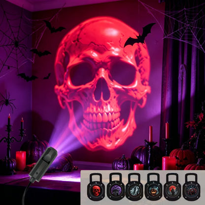 Halloween USB LED Projection Lamp